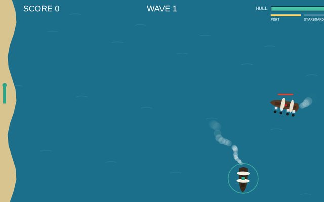 Broadside gameplay