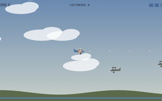 Biplanes over the Rhine gameplay