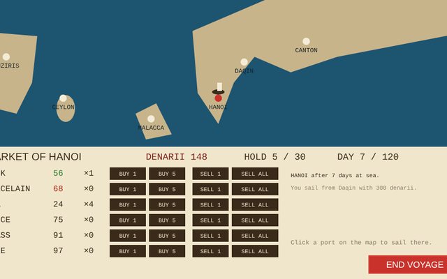 Sea Road Trader gameplay
